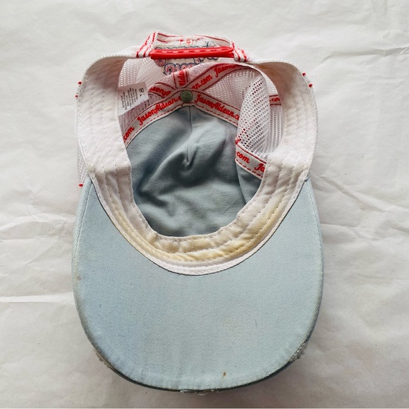 Jason Aldean She’s Country Embroidered Distressed Adjustable‎ Trucker Hat - Picture 5 of 8